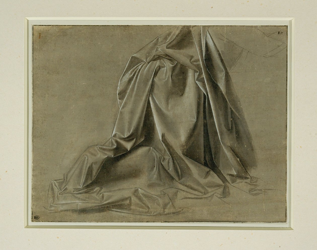 Daperie dla figurki manekina ... autorstwa Leonardo da Vinci