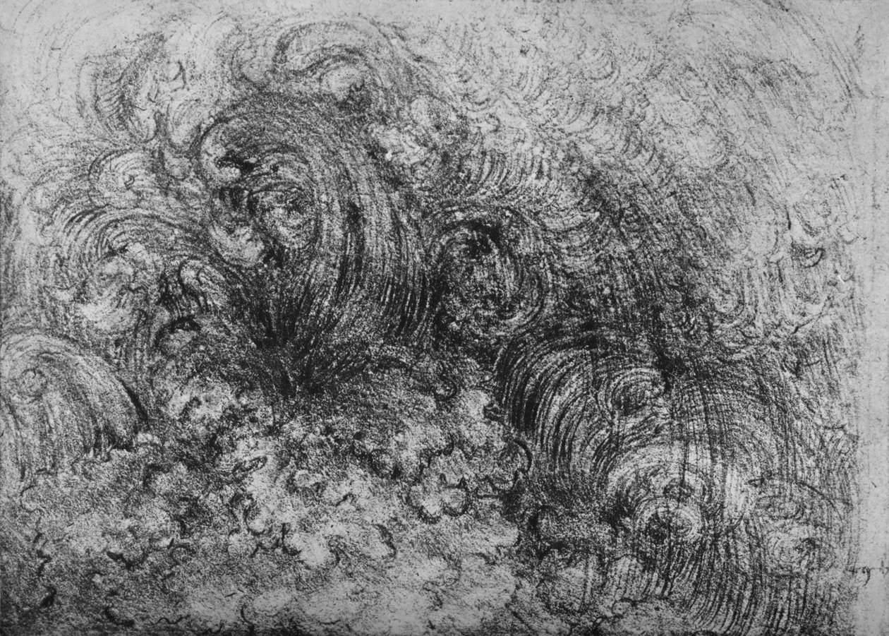 Potop, ok. 1480 1945 autorstwa Leonardo da Vinci