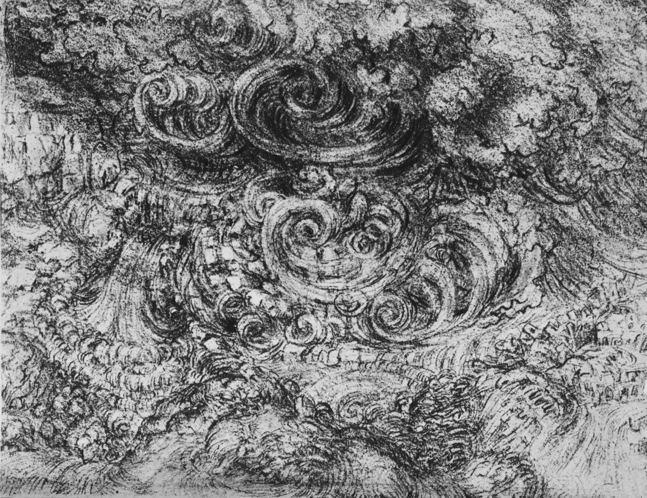 Potop, ok. 1480 1945 autorstwa Leonardo da Vinci