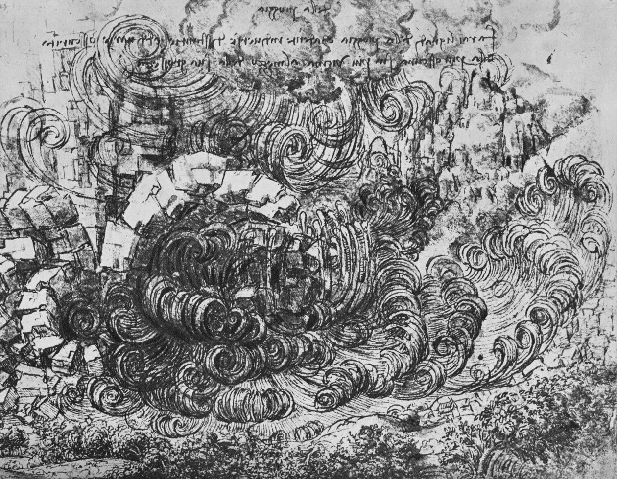 Potop, ok. 1480 1945 autorstwa Leonardo da Vinci
