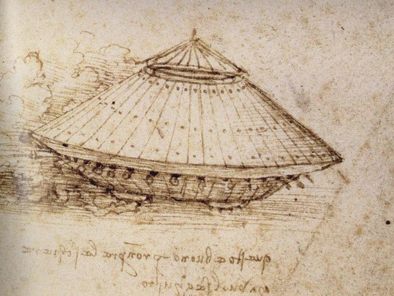 Rysunek czołgu pancernego, ok. 1485 autorstwa Leonardo da Vinci