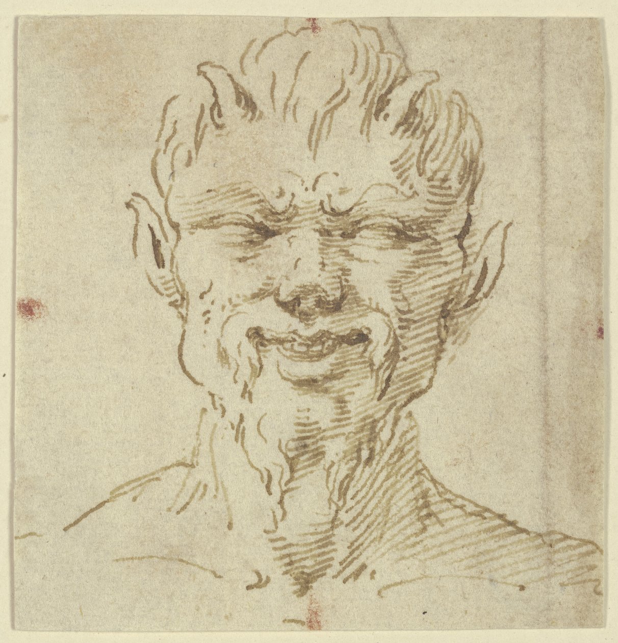 Głowa fauna autorstwa Leonardo da Vinci