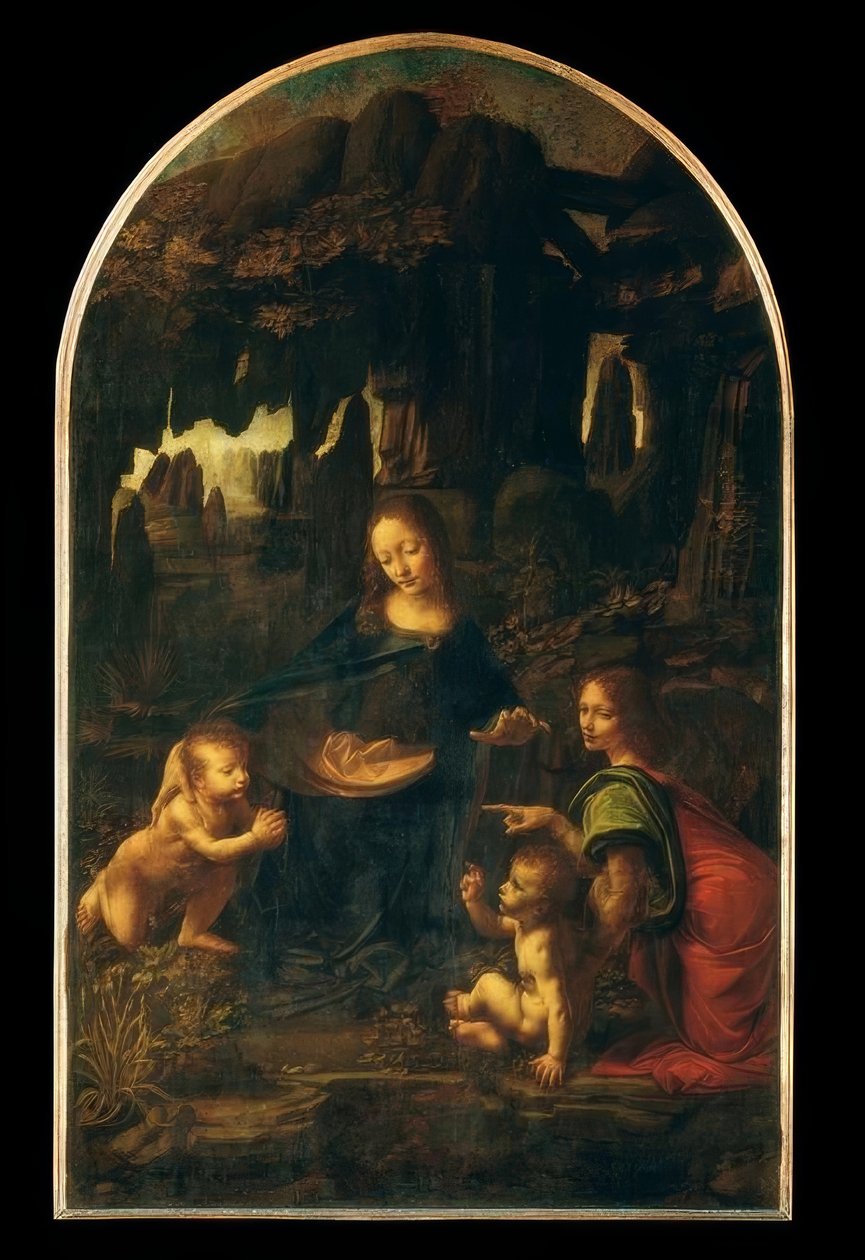 Madonna z groty skalnej autorstwa Leonardo da Vinci