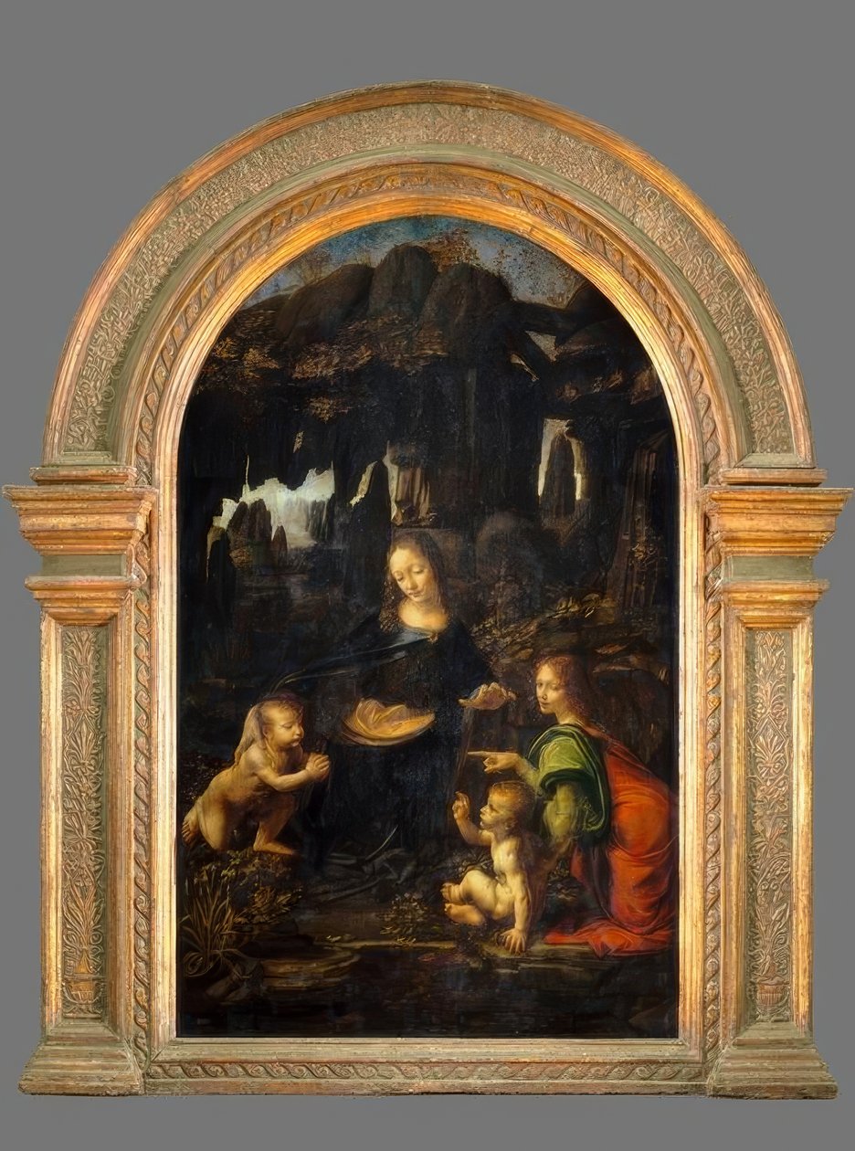 Madonna z Jaskini Skalnej autorstwa Leonardo da Vinci