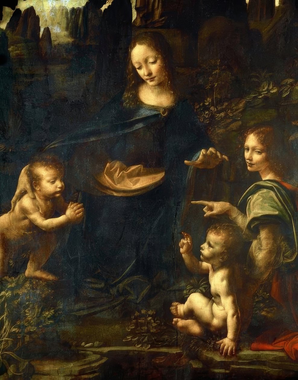 Madonna z groty skalnej autorstwa Leonardo da Vinci