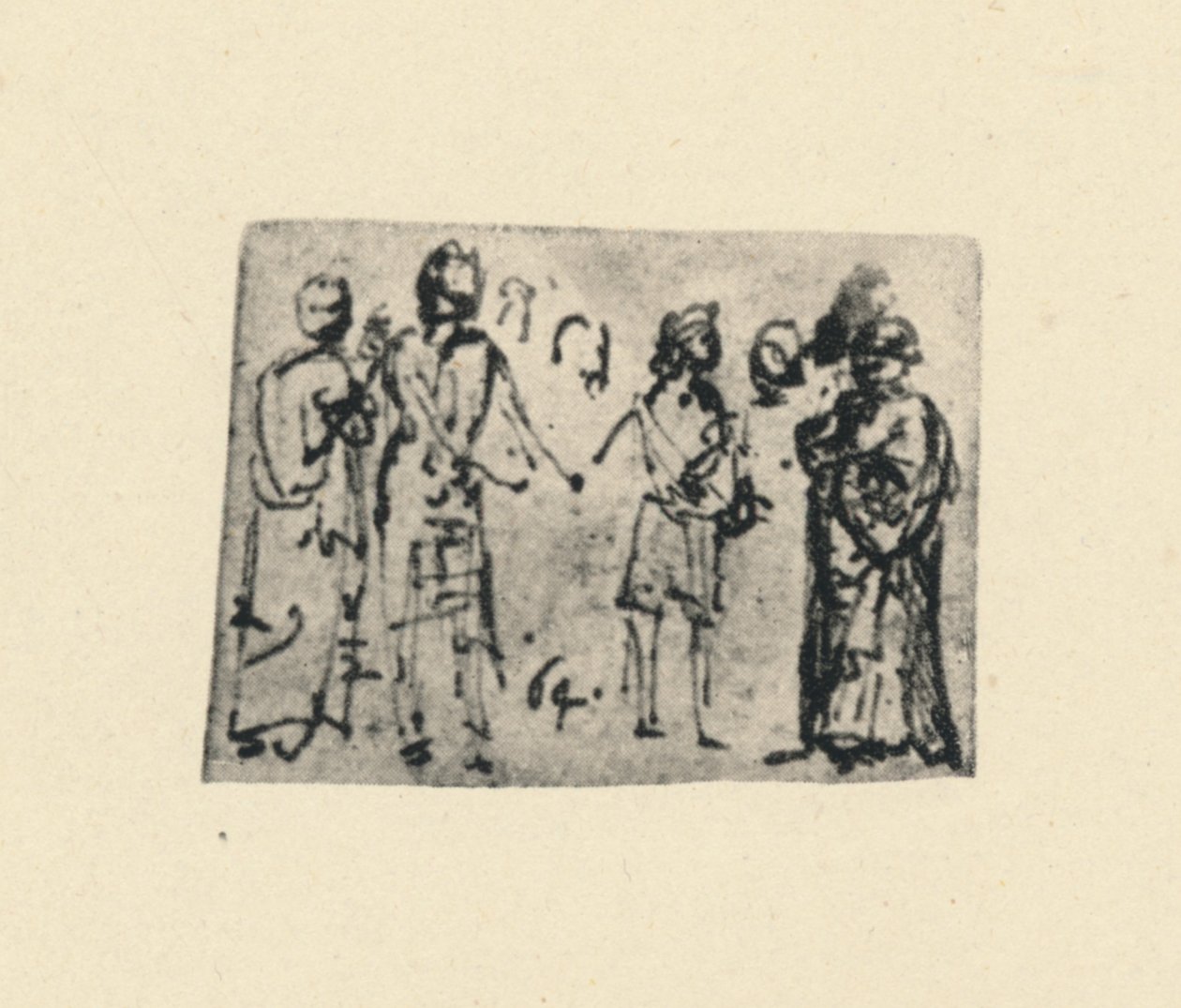 Grupa Figur, ok. 1480 1945 autorstwa Leonardo da Vinci