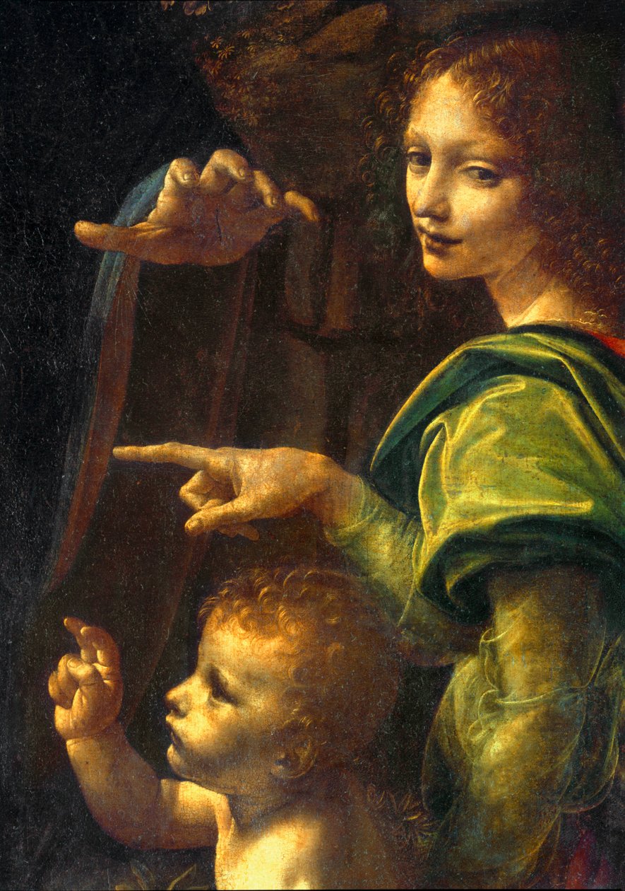 La Vierge aux rochers - Madonna ze skał ... autorstwa Leonardo da Vinci