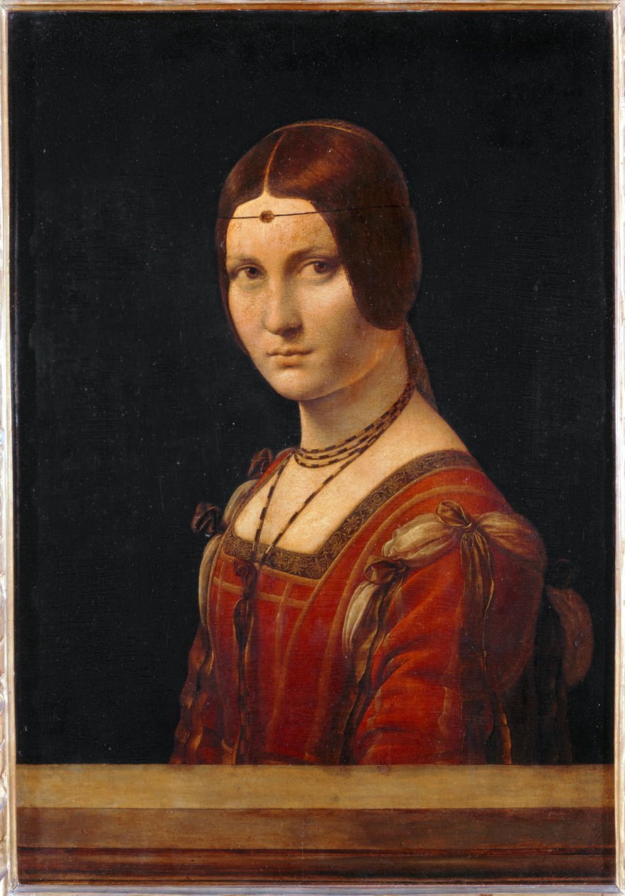 La belle Ferroniere ... autorstwa Leonardo da Vinci