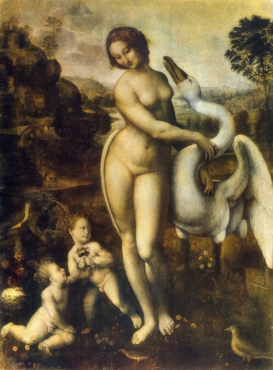 Leda z łabędziem autorstwa Leonardo da Vinci