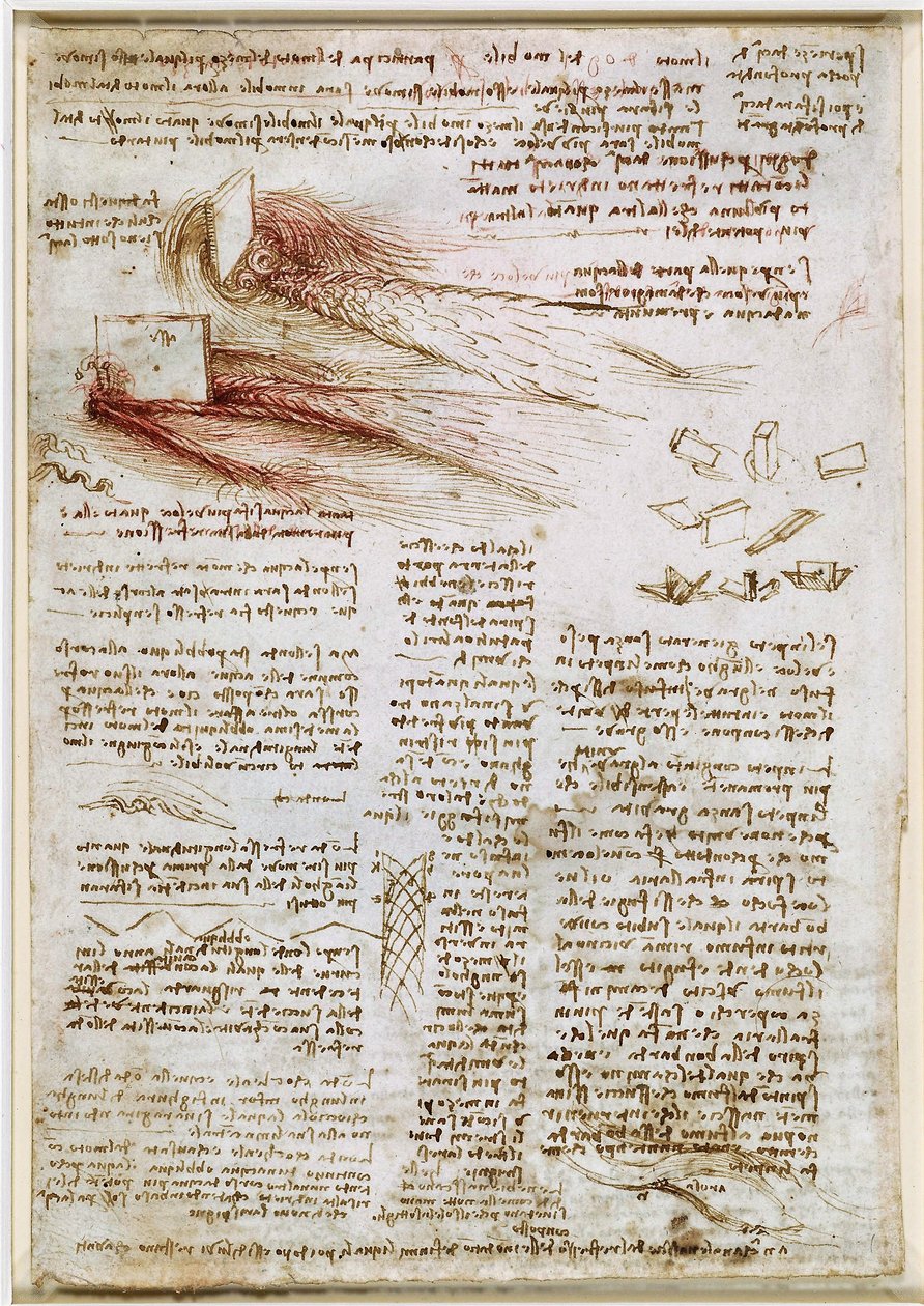 Leonardo da Vinci - RCIN 912660, Studium wody ok. 1510-1512, 745082-1634741785 autorstwa Leonardo da Vinci
