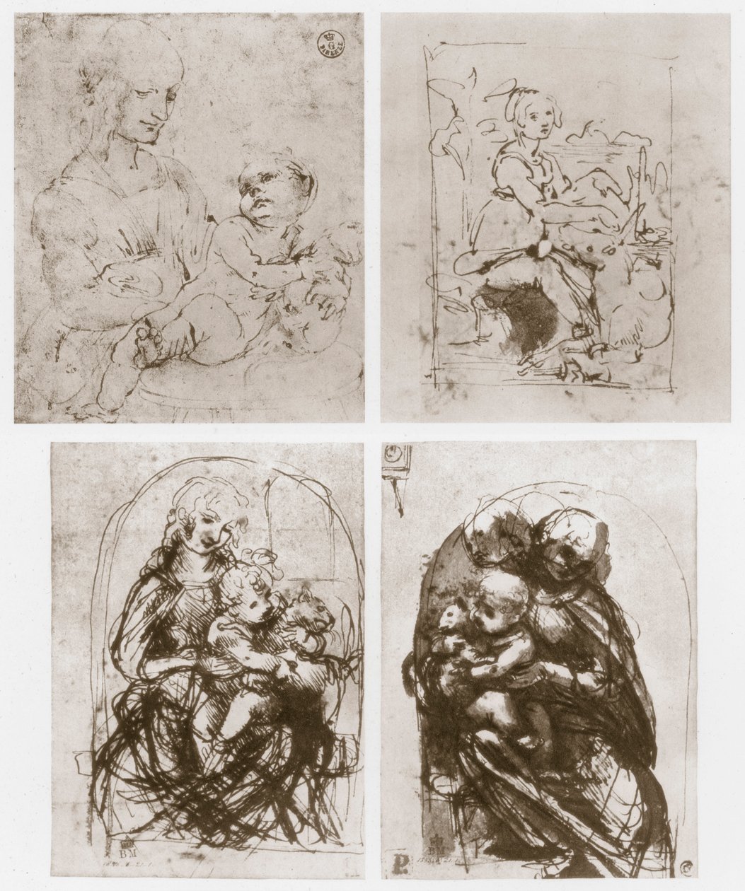 Madonna, XV wiek. autorstwa Leonardo da Vinci