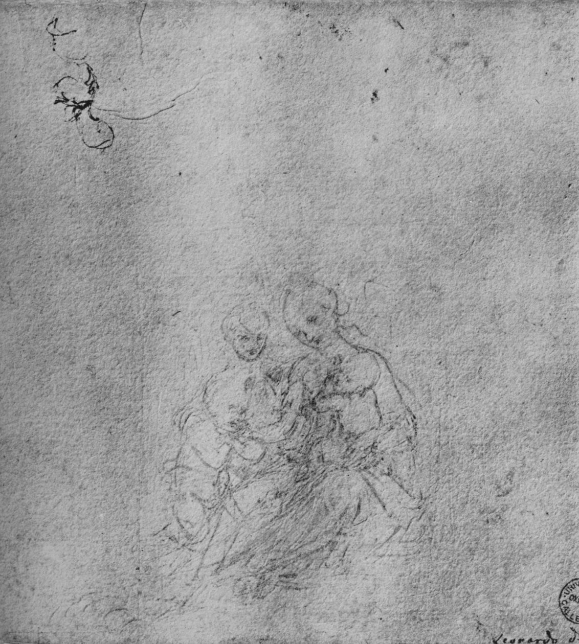 Madonna z Dzieciątkiem z Dzieciątkiem Św. Jan i Anioł, c1475 1945 autorstwa Leonardo da Vinci