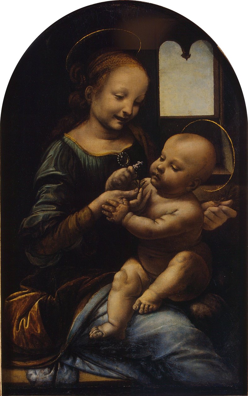 Madonna z Dzieciątkiem (Madonna z Benois) autorstwa Leonardo da Vinci