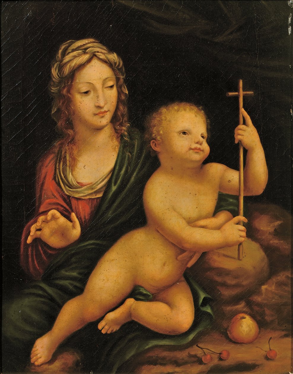 Madonna Nawijacza Przędzy autorstwa Leonardo da Vinci