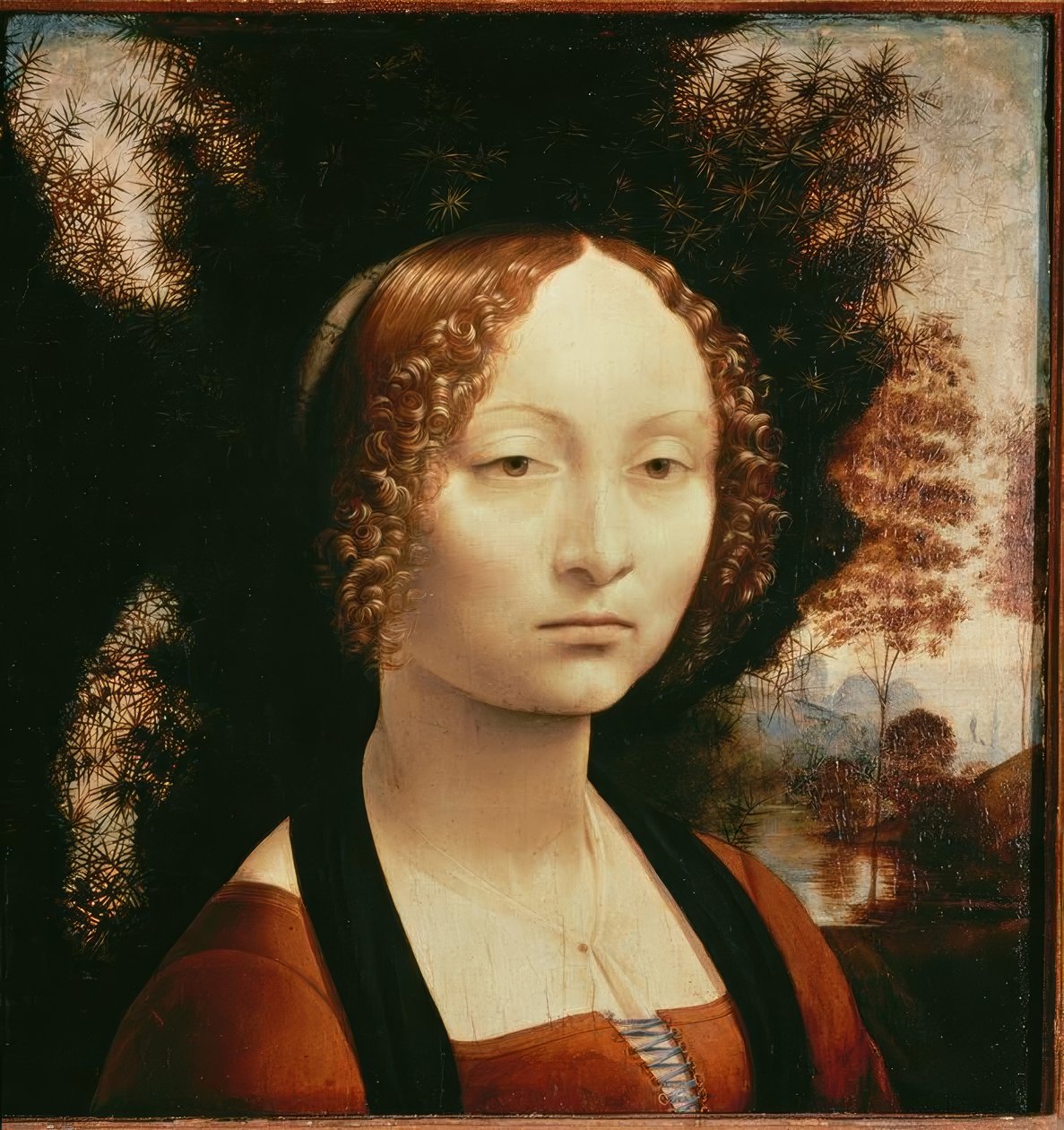 Portret Ginevry Benci autorstwa Leonardo da Vinci