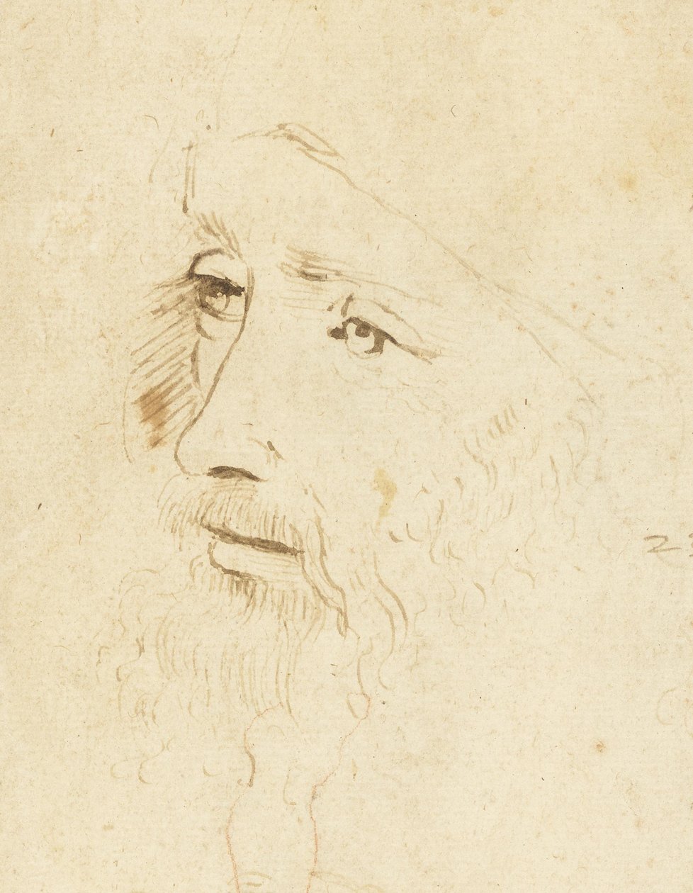 Portret Leonarda da Vinci, ok. 1518. autorstwa Leonardo da Vinci,