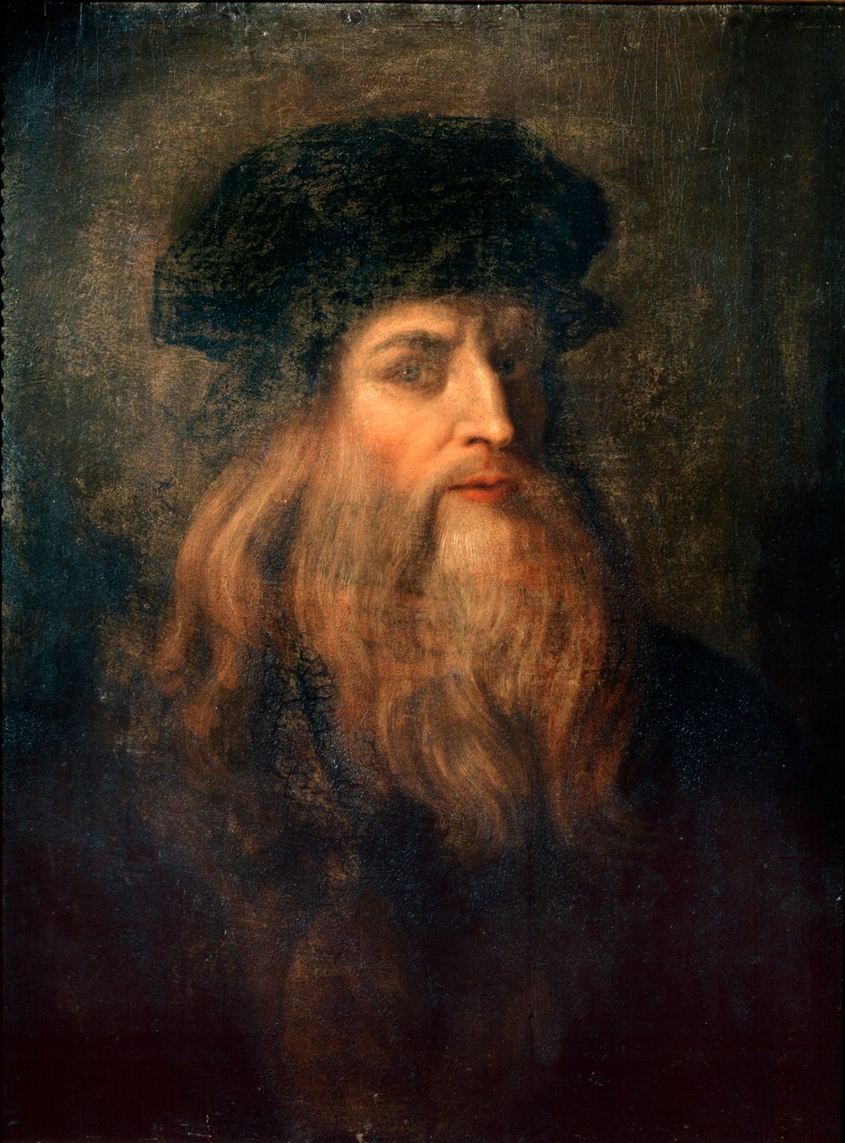 Domniemany autoportret (portret Lukana de Vinci) - tempera na panelu autorstwa Leonardo da Vinci