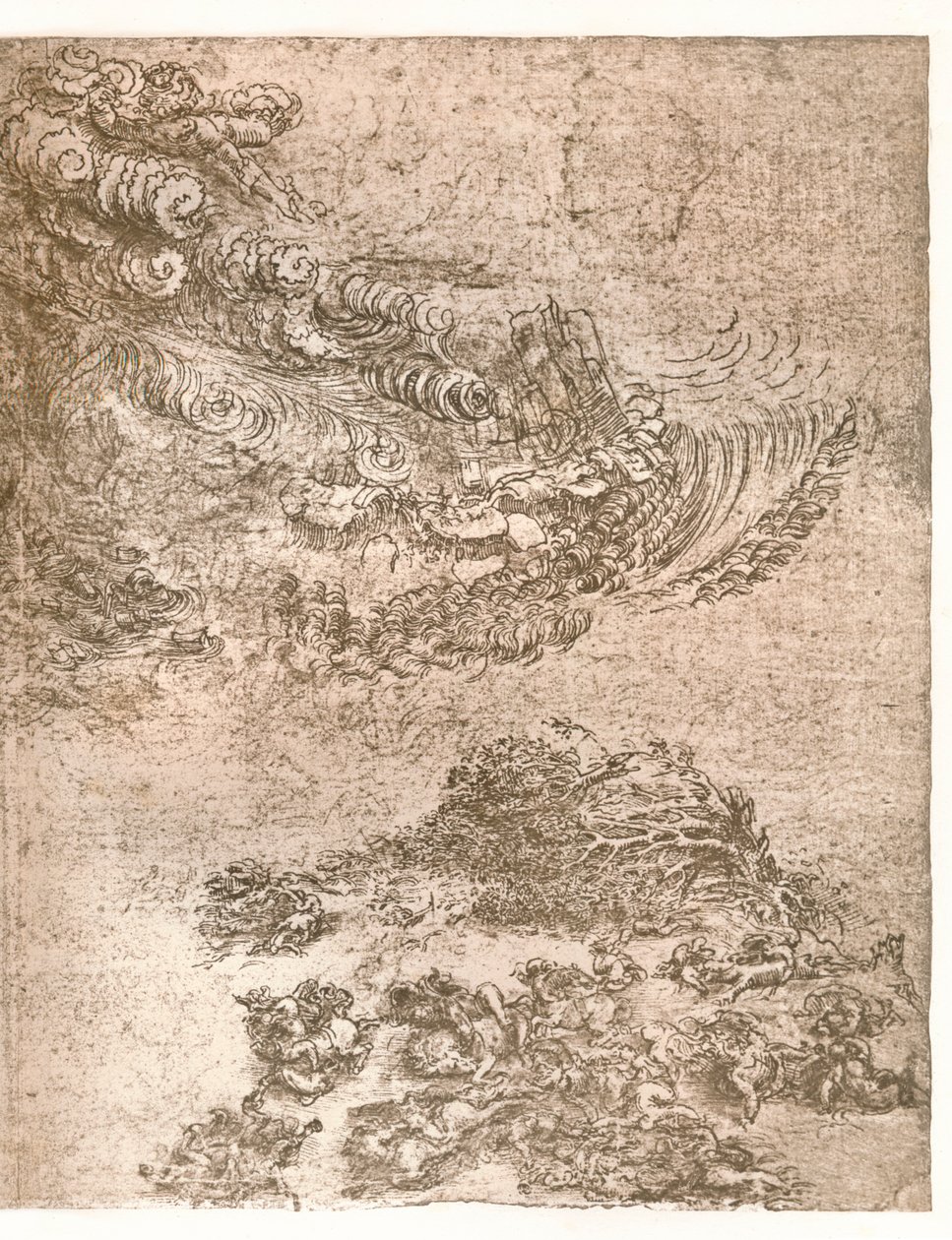 Przedstawienie burzy, c1472-c1519 1883. autorstwa Leonardo da Vinci