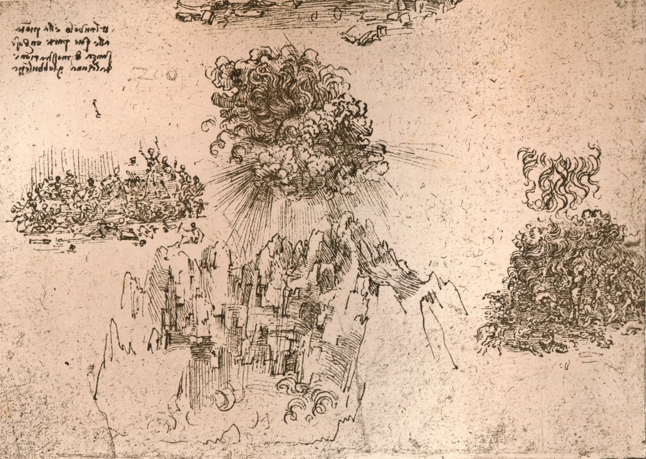 Reprezentacja zjawisk przyrodniczych, c1472-c1519 1883 autorstwa Leonardo da Vinci
