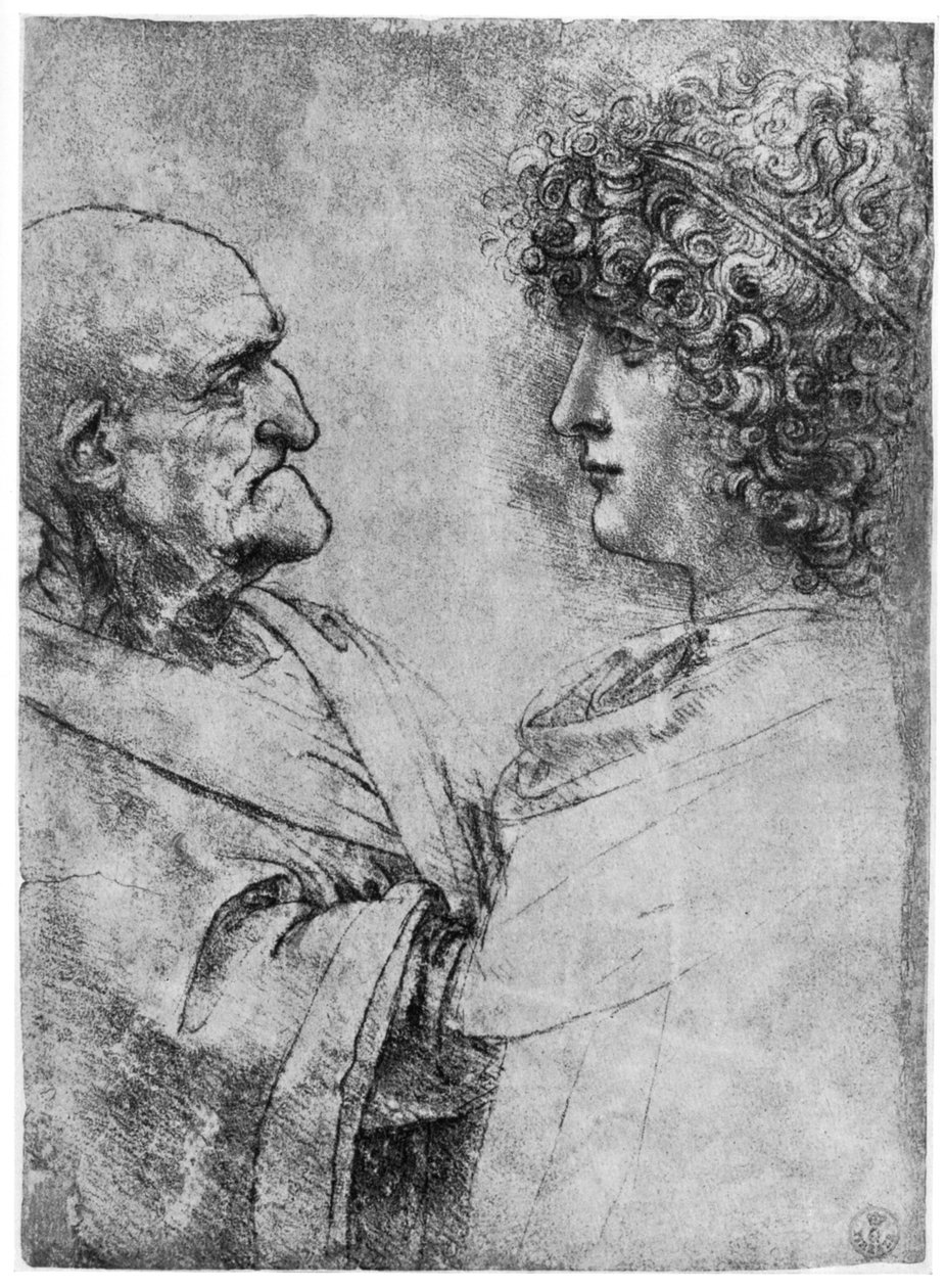 Studia naczelników, ok. 1500 1954 autorstwa Leonardo da Vinci
