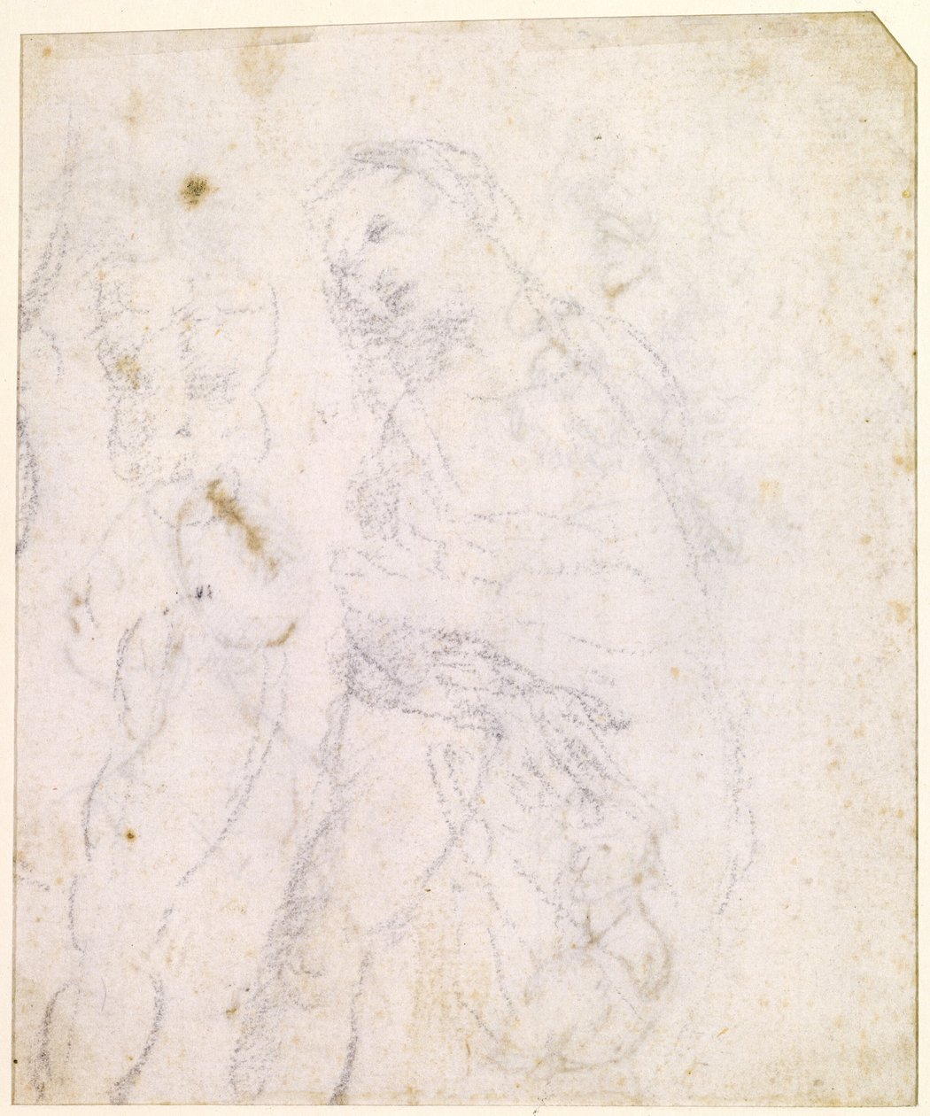 Studium Madonny [verso] autorstwa Leonardo da Vinci