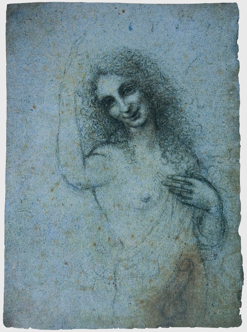 Anioł w ciele, ok. 1514 autorstwa Leonardo da Vinci