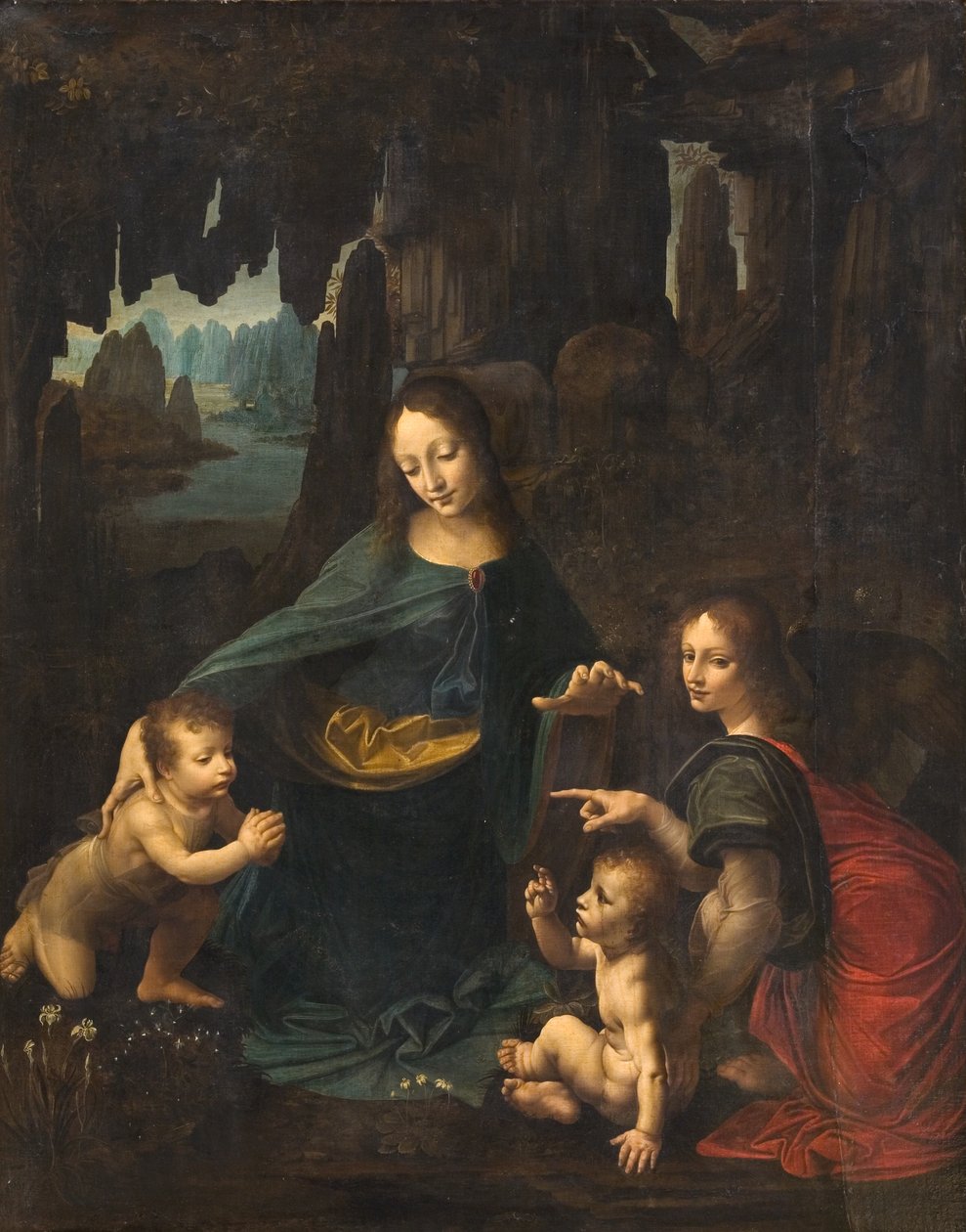 Dziewica Skał autorstwa Leonardo da Vinci