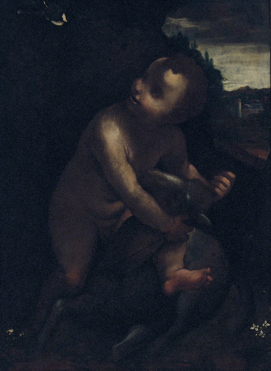 Niemowlę św. Jan Chrzciciel autorstwa Leonardo da Vinci