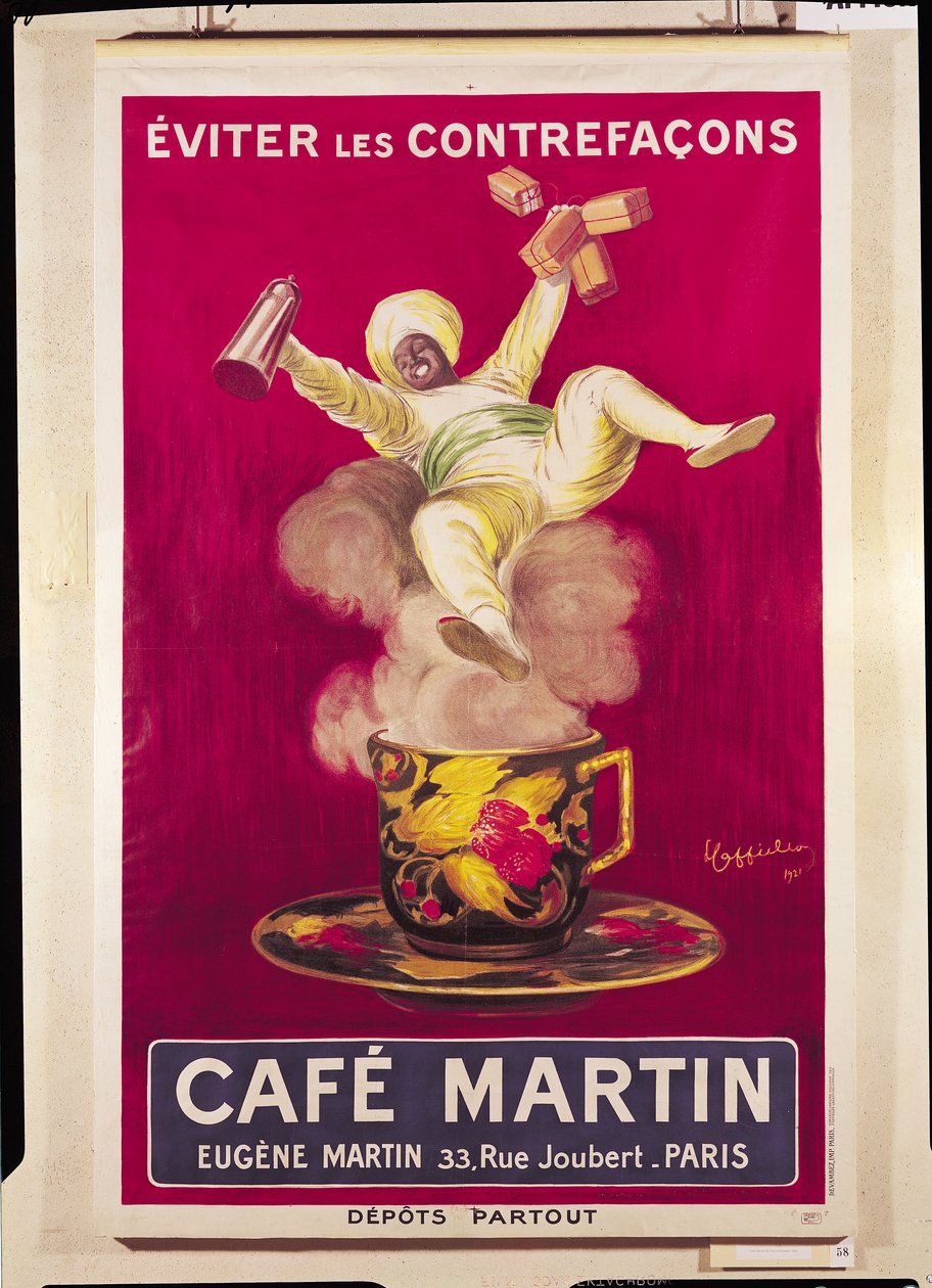 Plakat reklamujący „Cafe Martin”, 1921 autorstwa Leonetto Cappiello