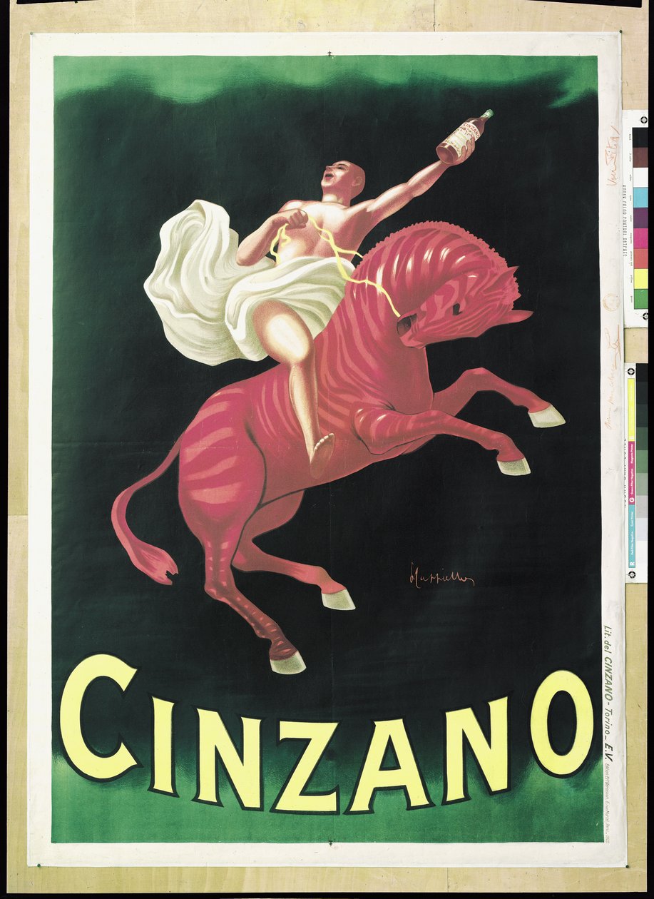 Plakat reklamujący Cinzano, 1925 autorstwa Leonetto Cappiello