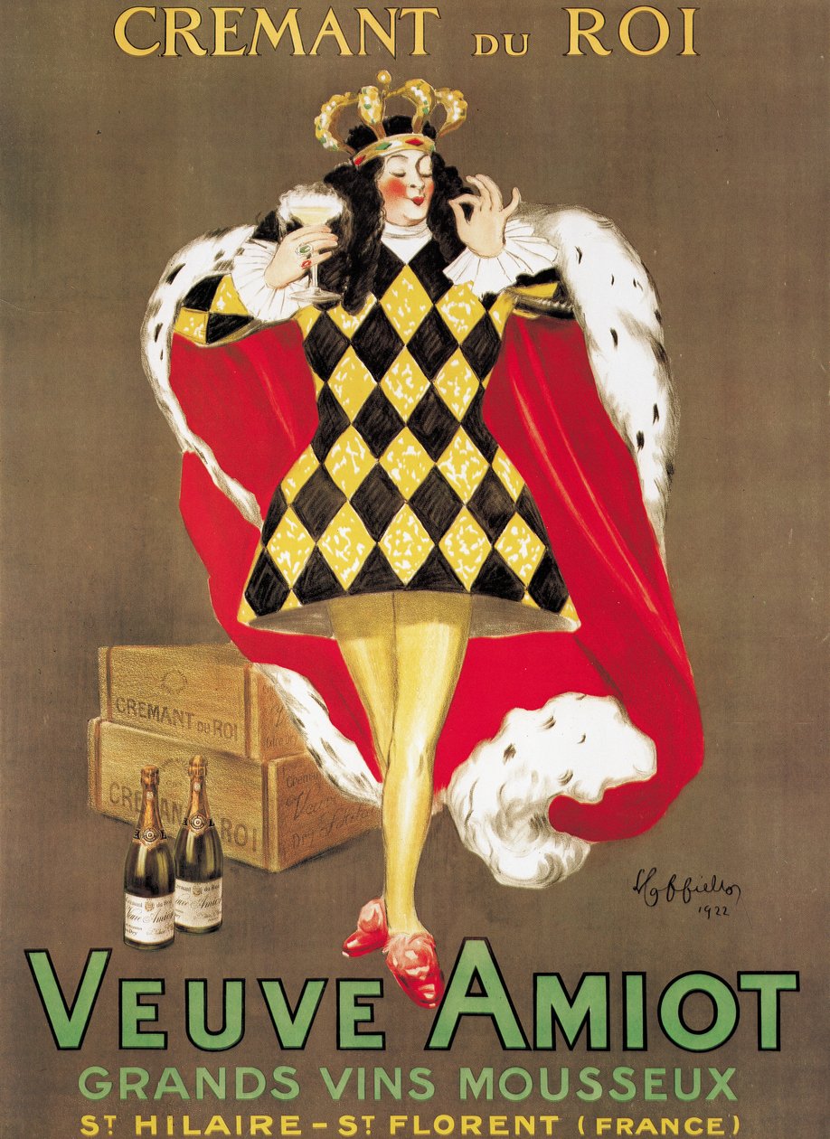 Plakat reklamujący wino musujące „Veuve Amiot”, 1922 autorstwa Leonetto Cappiello