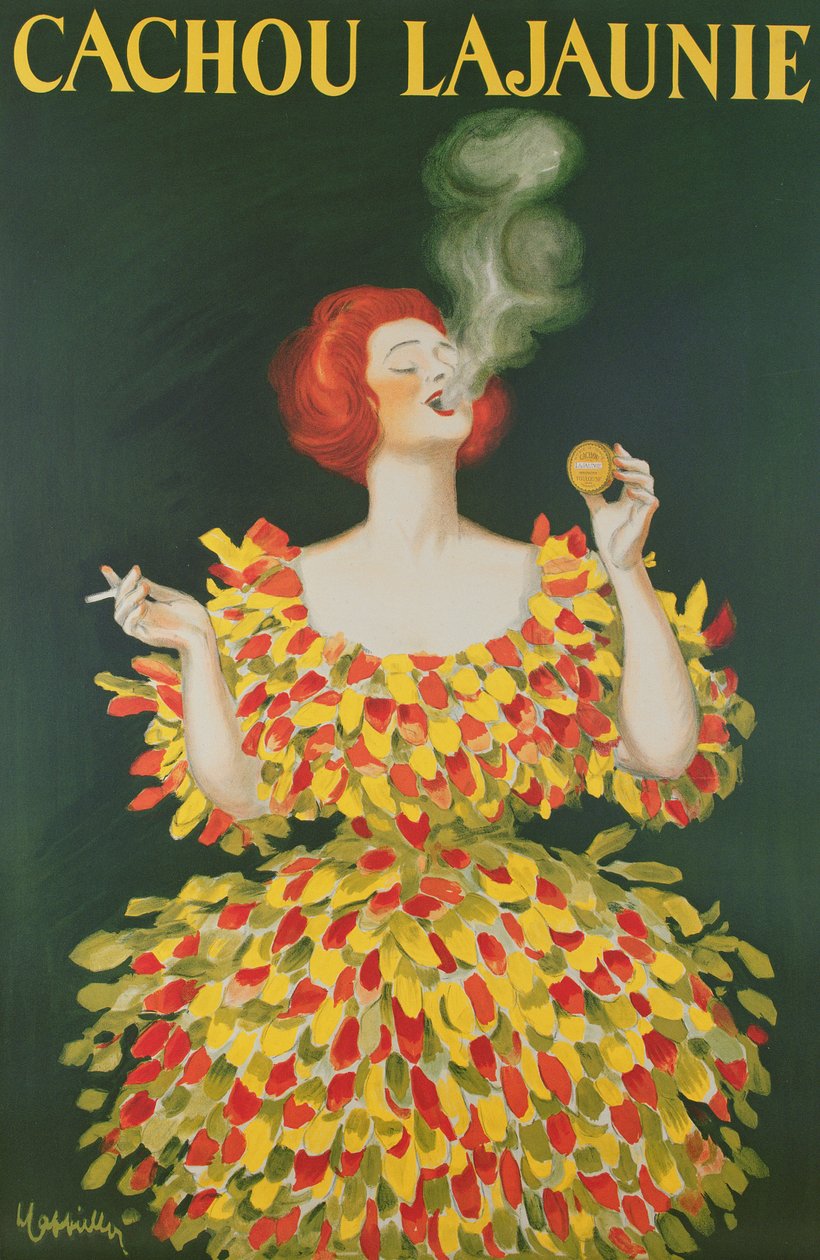 Plakat reklamowy cachou Lajaunie autorstwa Leonetto Cappiello