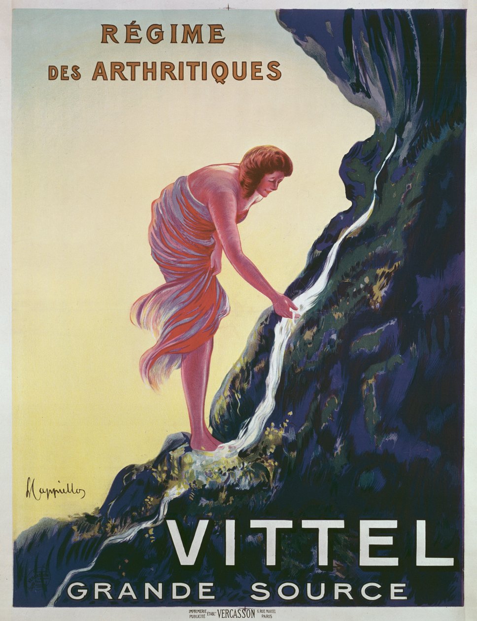 Reklama źródła Vittel Grande, 1911 autorstwa Leonetto Cappiello
