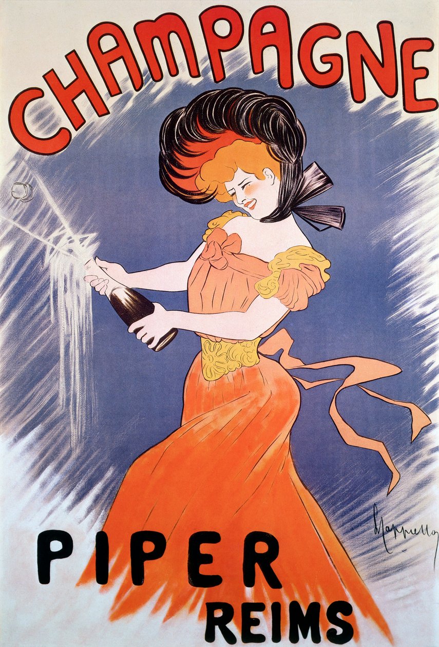 Plakat reklamowy Piper Champagne, XX wiek autorstwa Leonetto Cappiello