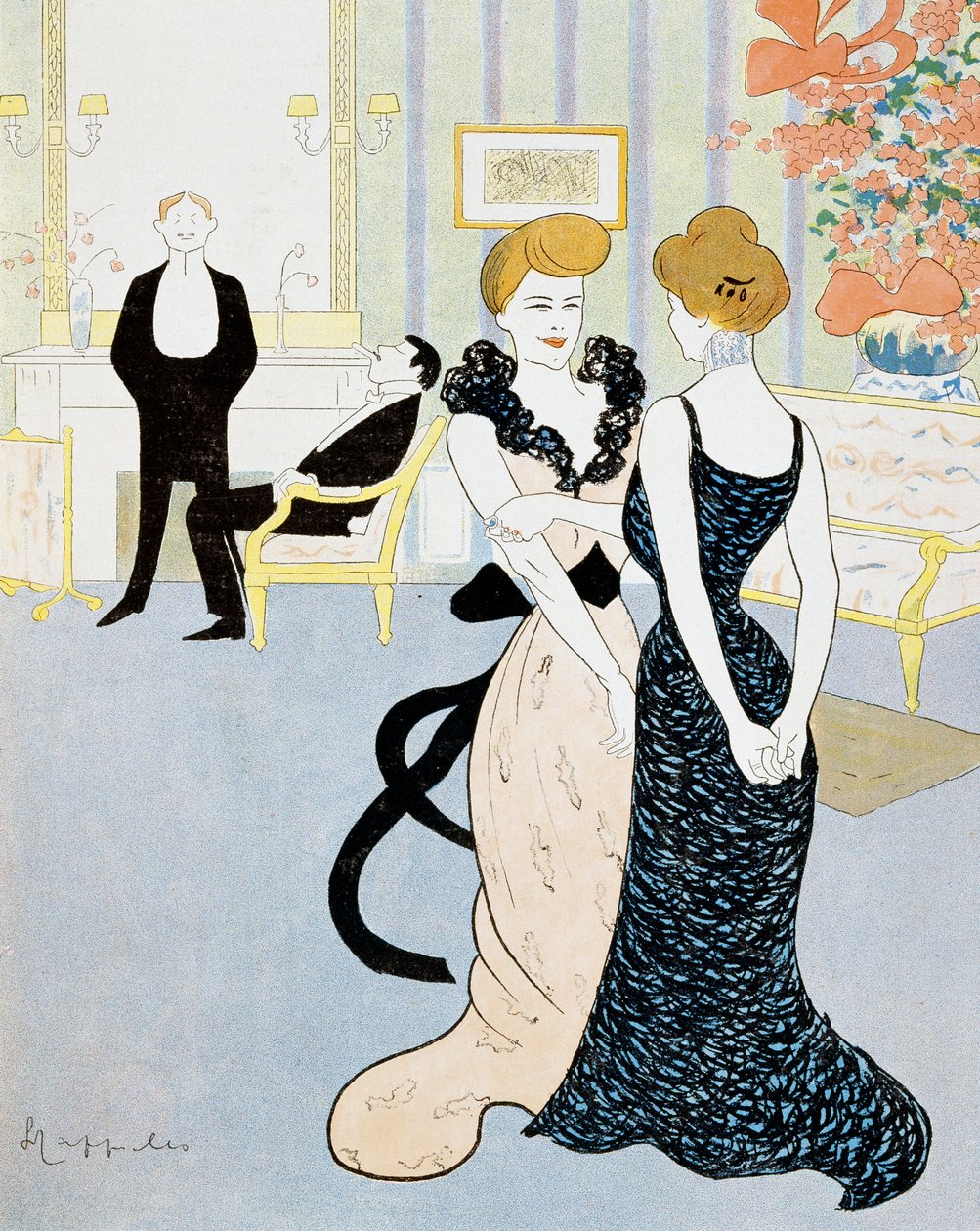 Inne rozwiązanie zagadki, rysunek Leonetto Cappiello (1875-1942) autorstwa Leonetto Cappiello