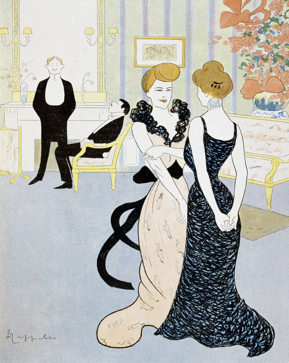 Kolejne rozwiązanie zagadki (rysunek) autorstwa Leonetto Cappiello