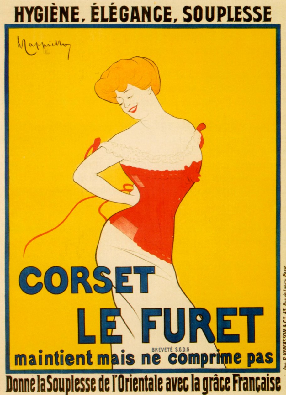 Gorset Le Furet autorstwa Leonetto Cappiello