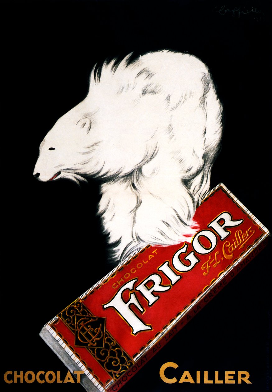 Plakat Frigor Chocolate autorstwa Leonetto Cappiello autorstwa Leonetto Cappiello