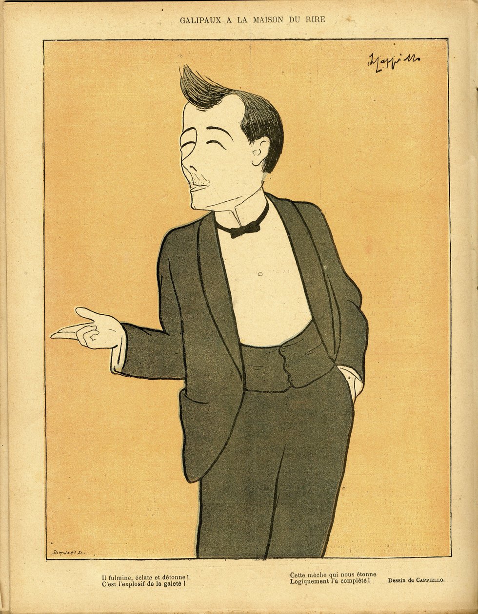 Ilustracja Leonetto Cappiello dit Cappiello (1875-1942) w Le Lire, nr. 297 autorstwa Leonetto Cappiello