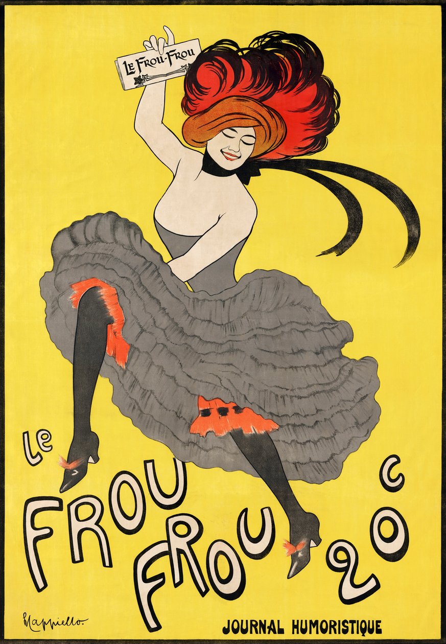 Plakat Le Frou Frou autorstwa Leonetto Cappiello autorstwa Leonetto Cappiello