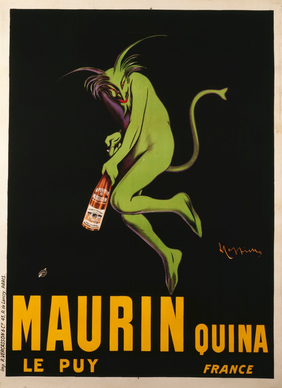 Maurin Quina, ok. 1922 autorstwa Leonetto Cappiello