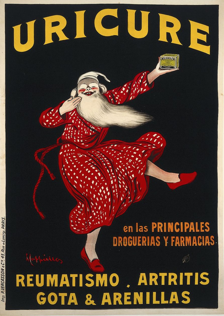 Uricure, ok. 1910. autorstwa Leonetto Cappiello