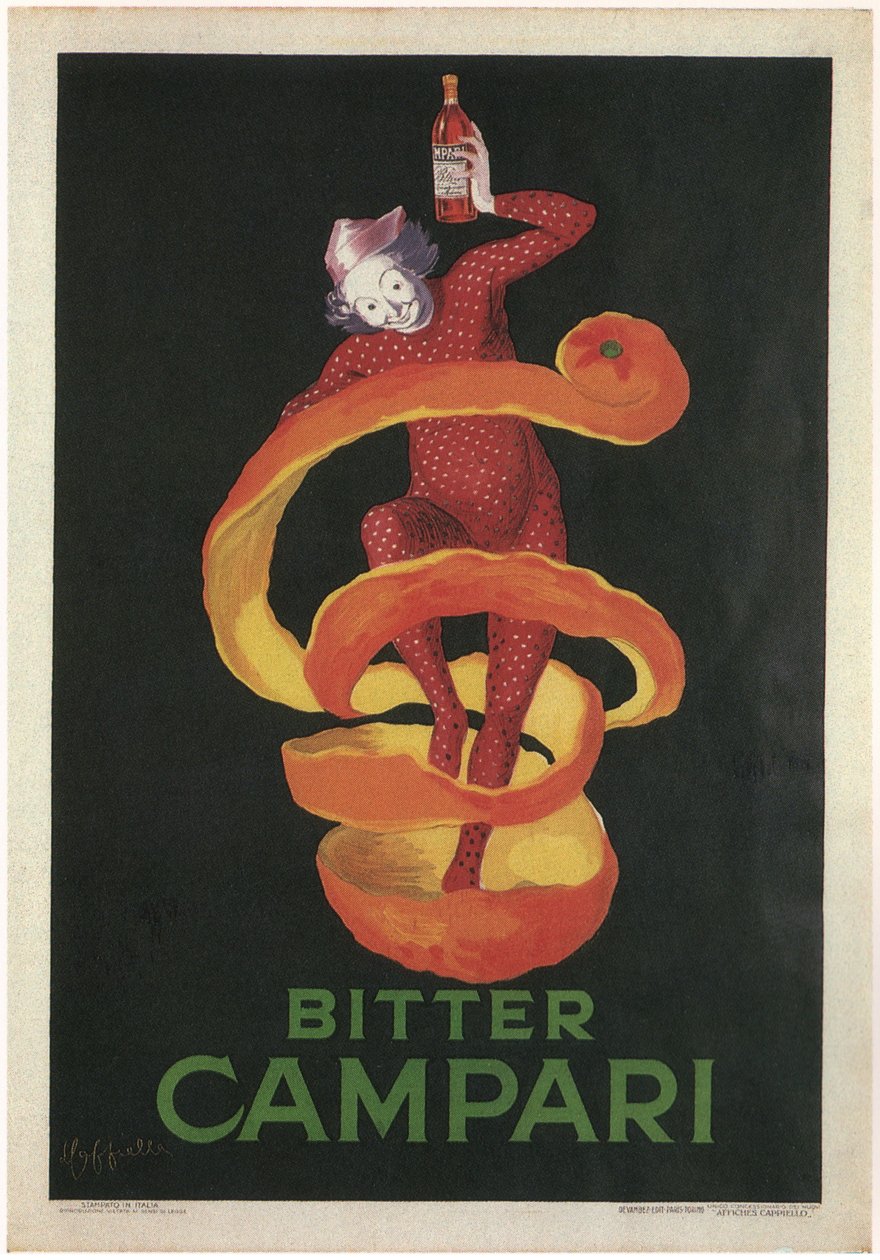 reklama dla Bitter Campari autorstwa Leonetto Cappiello