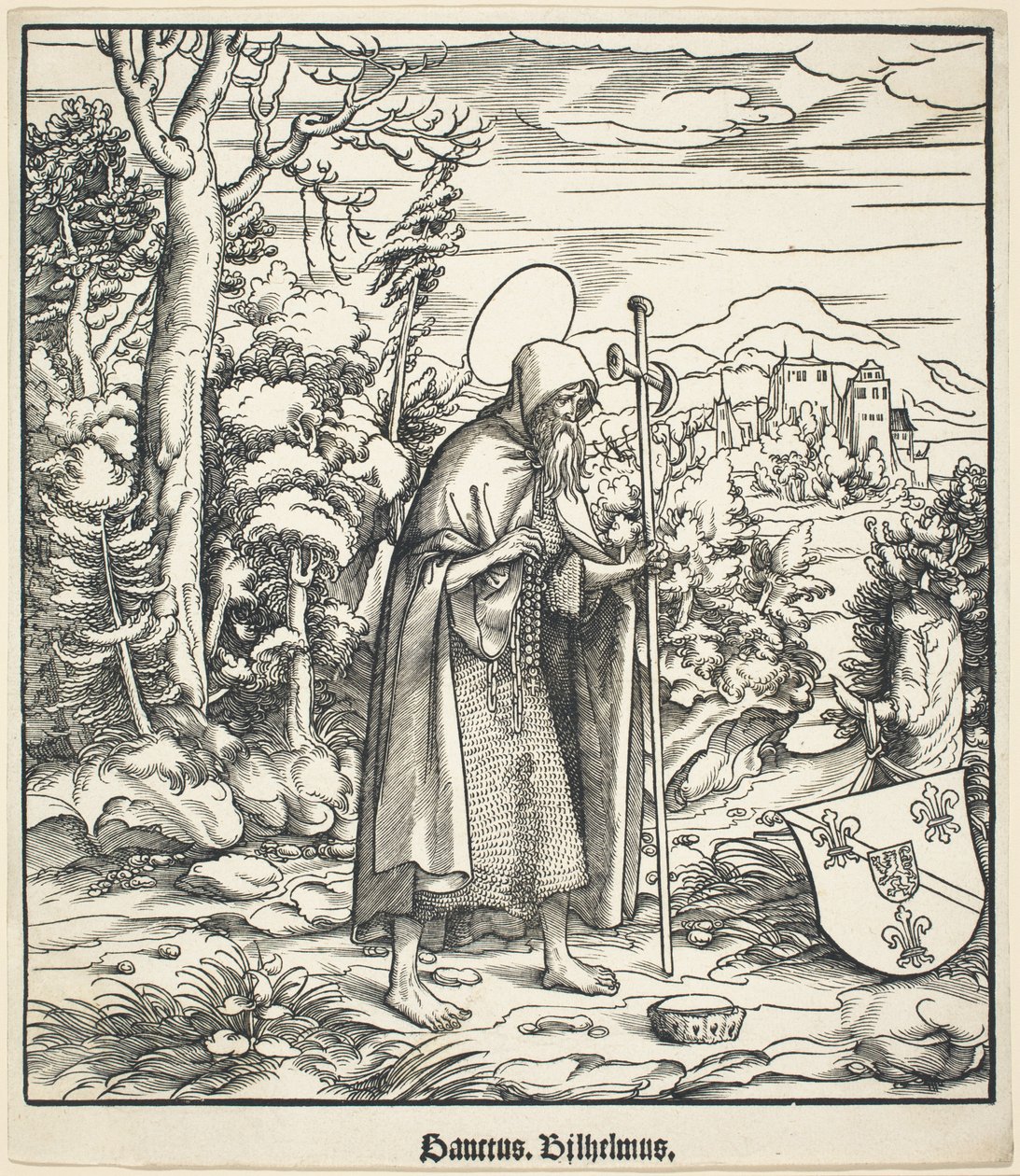 Święty Wilhelm autorstwa Leonhard Beck