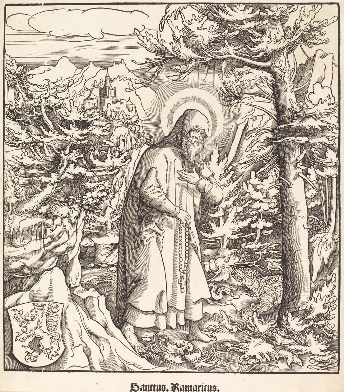 Św. Ramaricus autorstwa Leonhard Beck