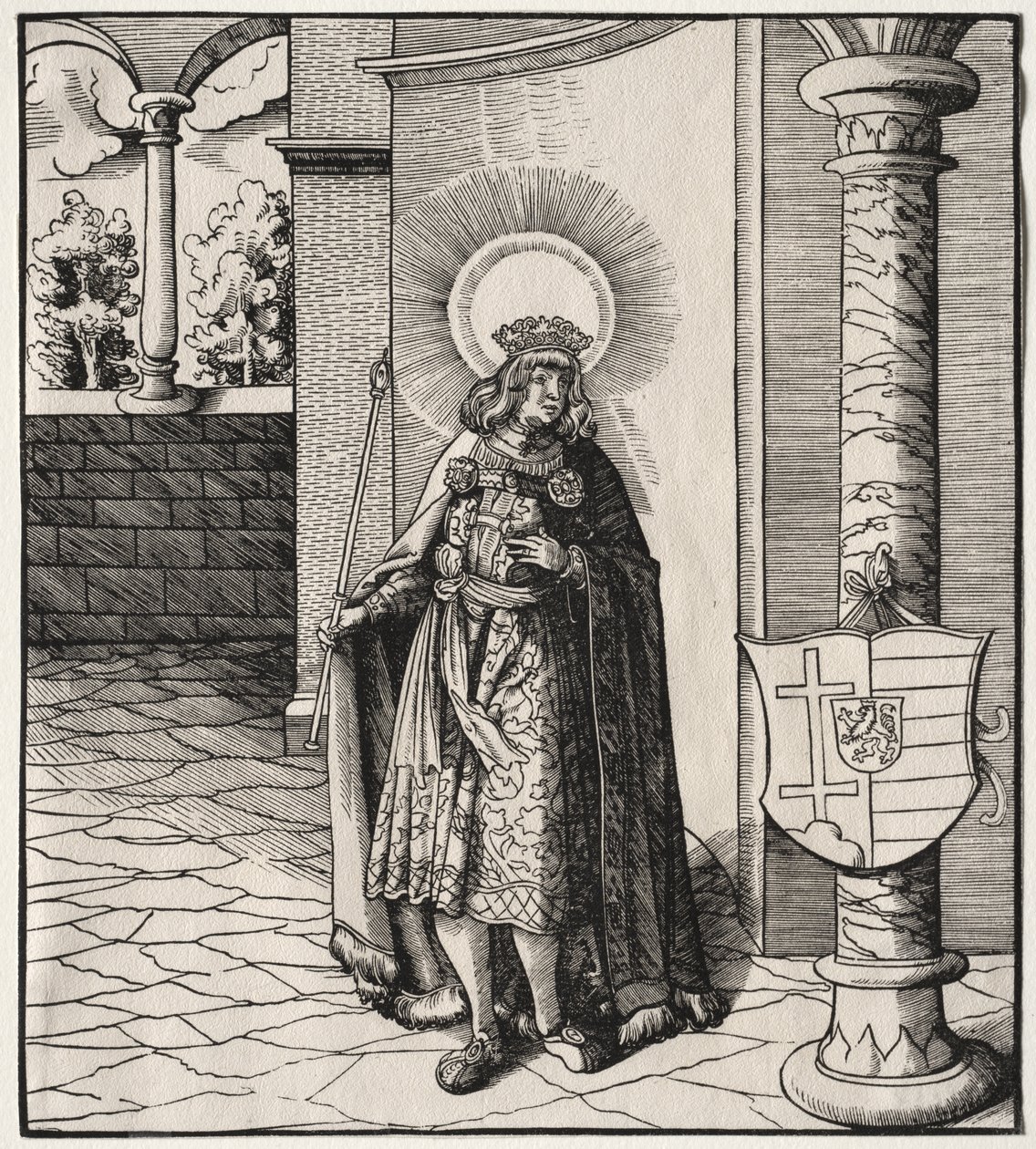 Święci związani z domem Habsburgów: ogólne sprawozdanie z przodków cesarza Maksymiliana I autorstwa Leonhard Beck