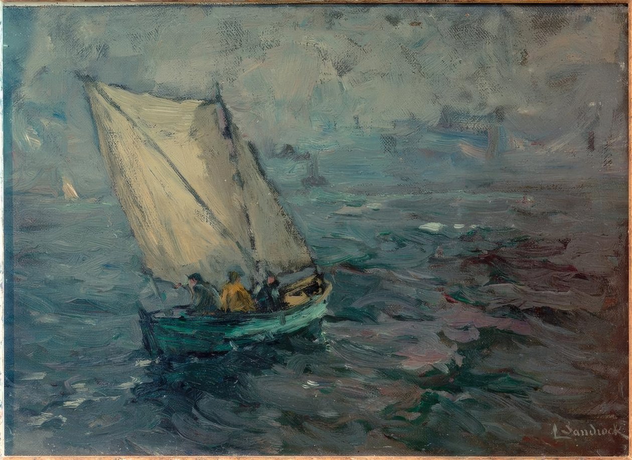 Rybak ze spritsail autorstwa Leonhard Sandrock
