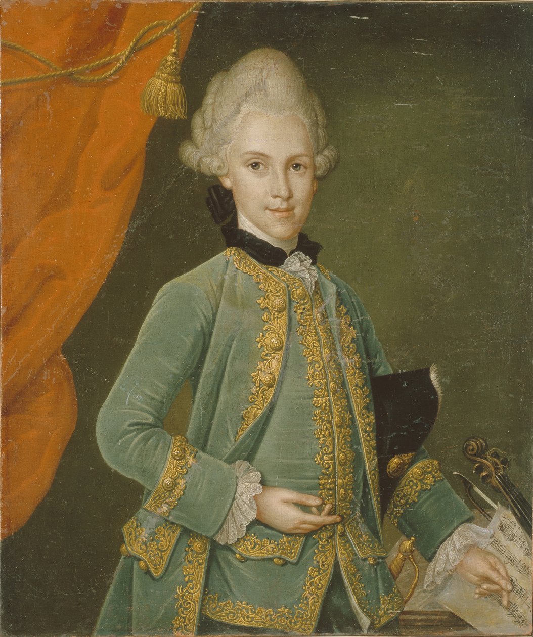 Portret hrabiego Karola Gustawa von Simolin 1715-1777 autorstwa Leonhard Schorer