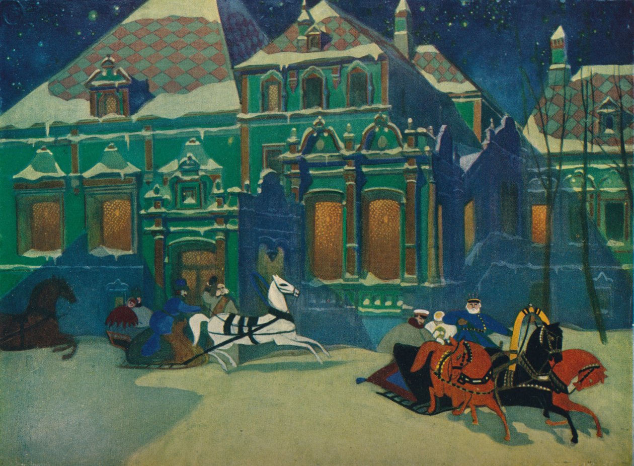 „Pałac Boyard książąt Jusuupoffów w Moskwie”, ok. 1900, 1926 r. autorstwa Leonid Brailovsky