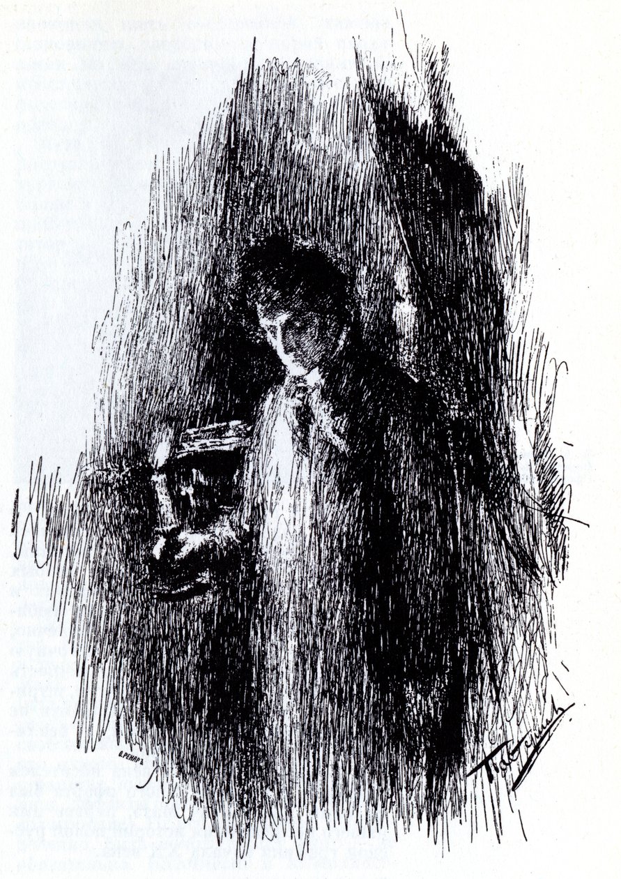 Ilustracja do dramatu Maskarada M. Lermontowa, 1891 autorstwa Leonid Osipovic Pasternak